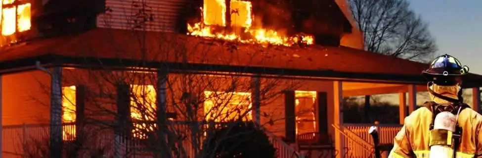fire damage repair emergency response at a residential property affected by an active house fire in Sacramento, CA
